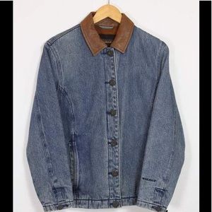 Sold Woolrich VTG Denim Barn Coat